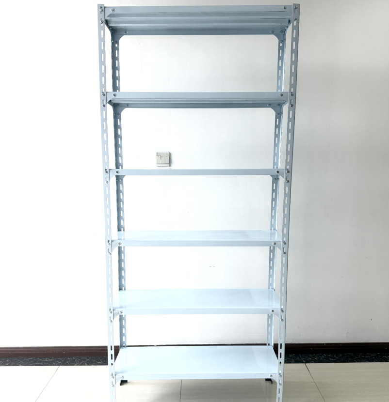 Cold Rolled Steel Light Duty Shelving Space Saving Metal Shelves