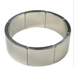 High Power Generator Neodymium Magnet Ni Cu Ni Coating Arc NdFeB Magnet
