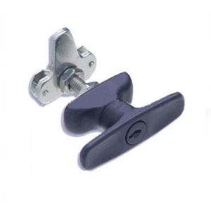 Quality Double T Push Handle Lock Zinc Alloy Galvanized 115x30mm for sale