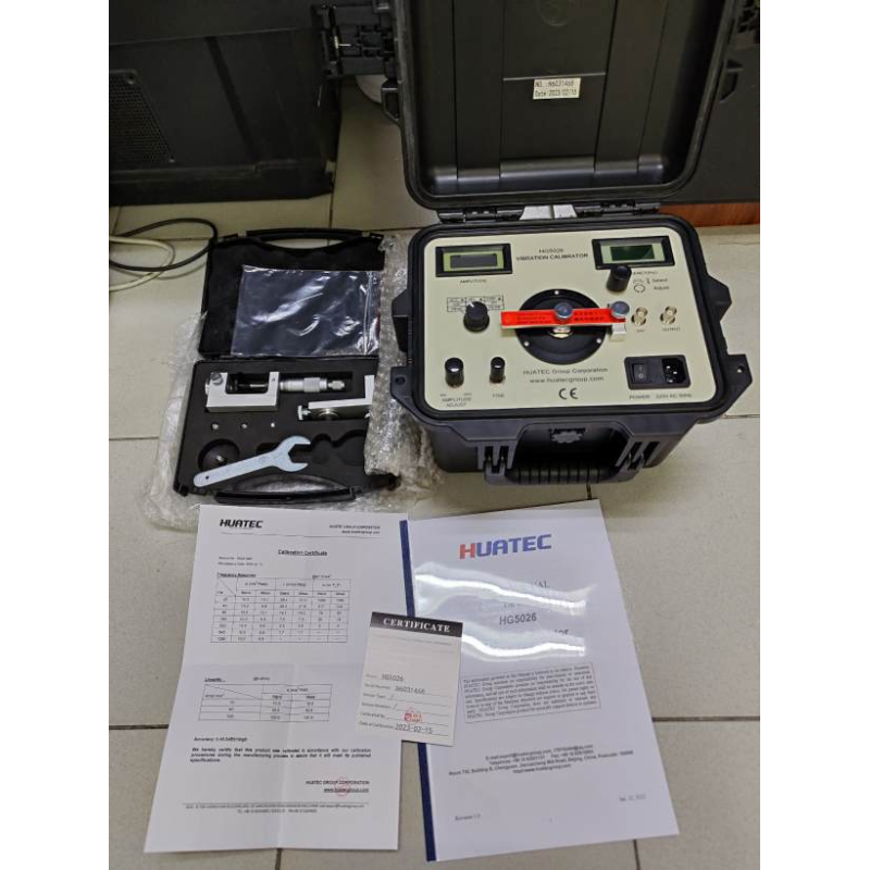 Calibrate Vibration Aaccelerometer Velocity and Proximity Transducer Vibration Calibrator