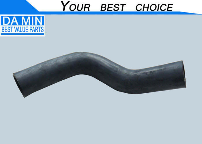 FVR Radiator Water Inlet Hose / ISUZU FVR Parts 1214376480 Black Rubber Woven Fabric Inside