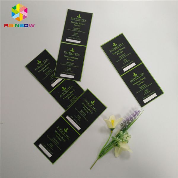 Eco - Friendly Custom Print Self Adhesive Sticker Label In Packing Polyester
