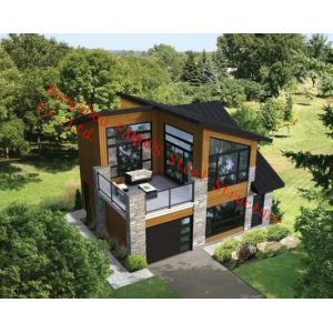 Quality Light Steel Prefabricated House Villa Building OEM ODM ISO9001 for sale