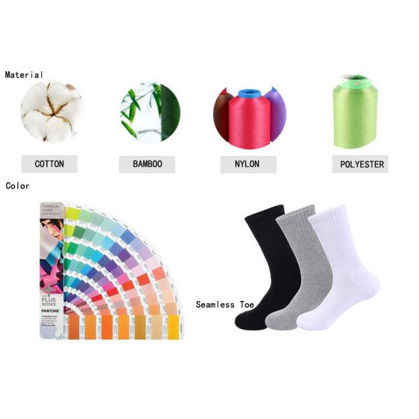 Customized OEM Unique Happy Colorful Funky Pattern Cotton Crew Men Socks