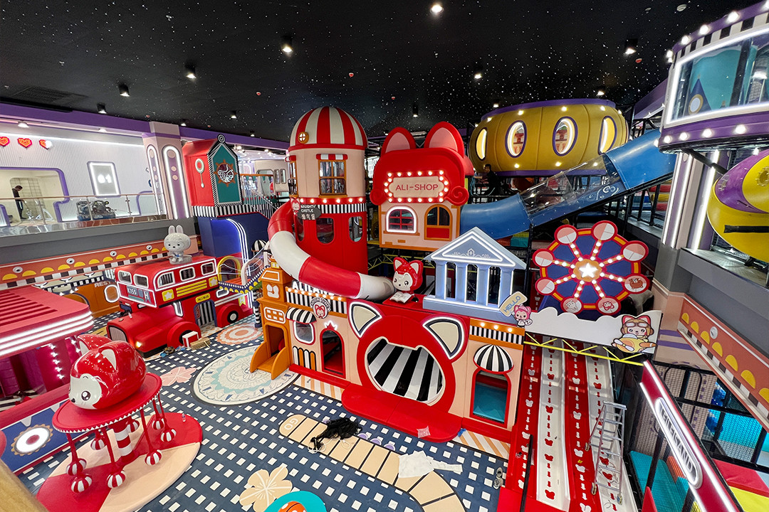Eco-friendly Ali Theme Style Indoor Playground With Balls And Inside Play Zone Equipment For Safe Pla