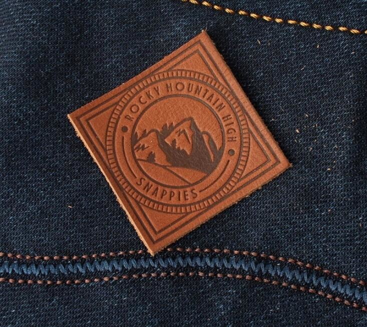 Clothing Tags Jeans Embossed Leather Patch Labels No Hidden Fees