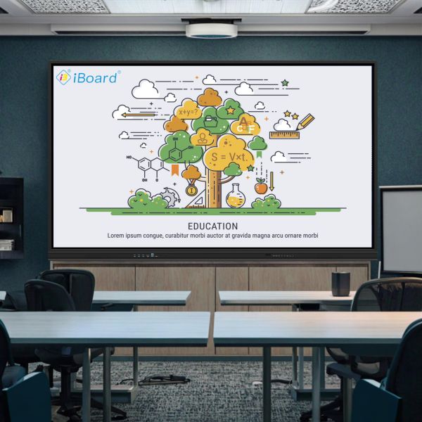 Google EDLA Certified Interactive Flat Panel Display AI Function Smart Screen 75 Inch Touch Screen Monitor