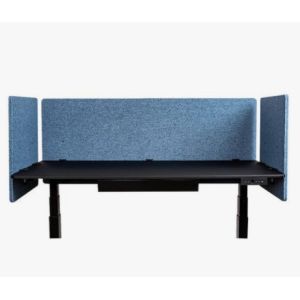 100% Polyester Fiber Desk Acoustic Screens Reduce Noise Visual Distractions