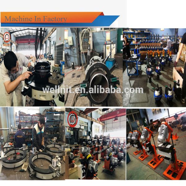 Split Frame Clamshell Pipe Cutting And Beveling Machine Automatic Feeding