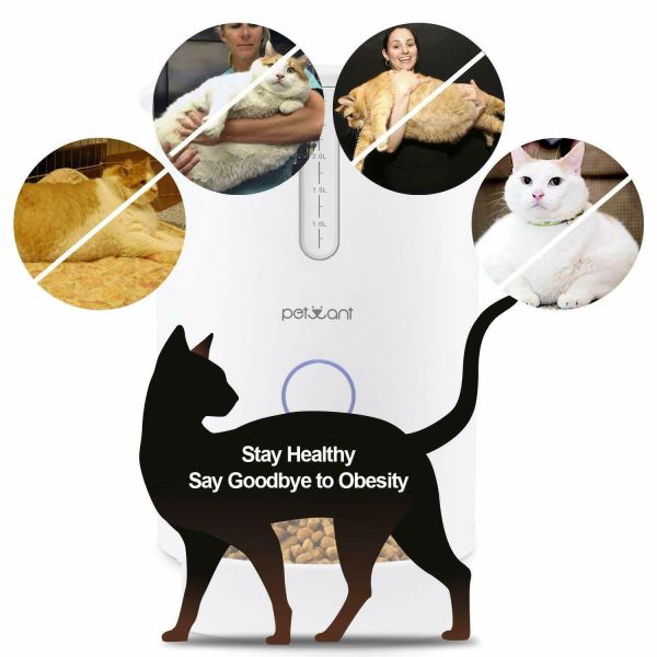 F3 Automatic Smart Wifi Pet Feeder 2.8L Time Setting App Control
