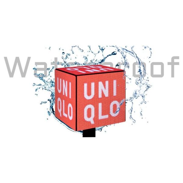 Outdoor Waterproof Cube LED Display Screen Four Sides Led Cube Display Screen for Advertising Sign