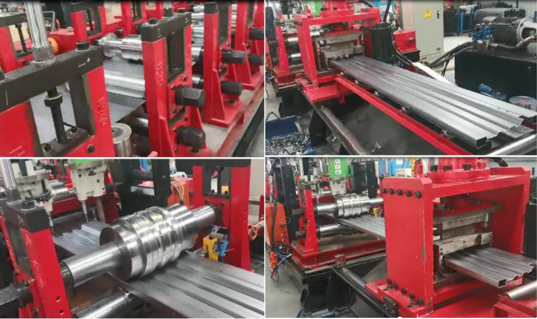 Panels Roll Forming Machine 2.5mm Shutter Profile Machine For Truck Panel