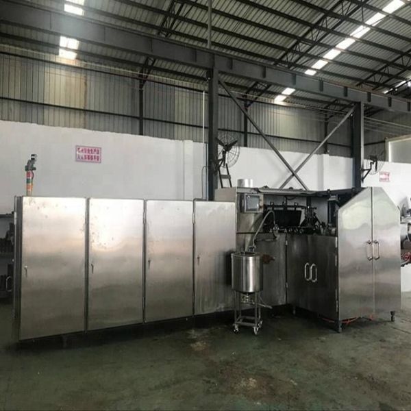 Snack Food Factory Automatic Rolled Sugar Cone Making Machine