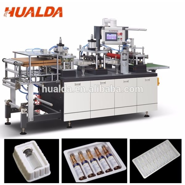 PVC plastic Cosmetic packaging empty eye shadow palette tray making machine