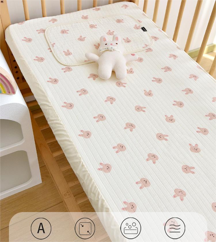 Soft and Breathable Baby Blanket Quilt Made of 100% Cotton Fiber for Newborn Swaddle