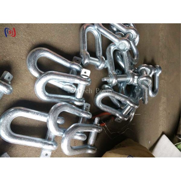 Steel Pilot Wire High Strength Galvanized Shackle For Construction Works