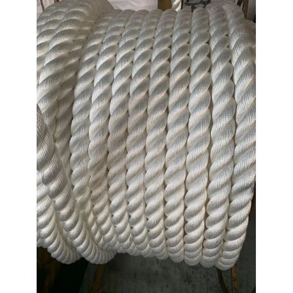 Quality 16mmx220m 3 Strand Nylon Twisted Rope For Marine Usage for sale
