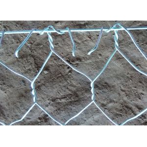Quality 2.7mm Galfan Woven Hexagonal Gabion Mesh Basket 8x10cm Aperture for sale