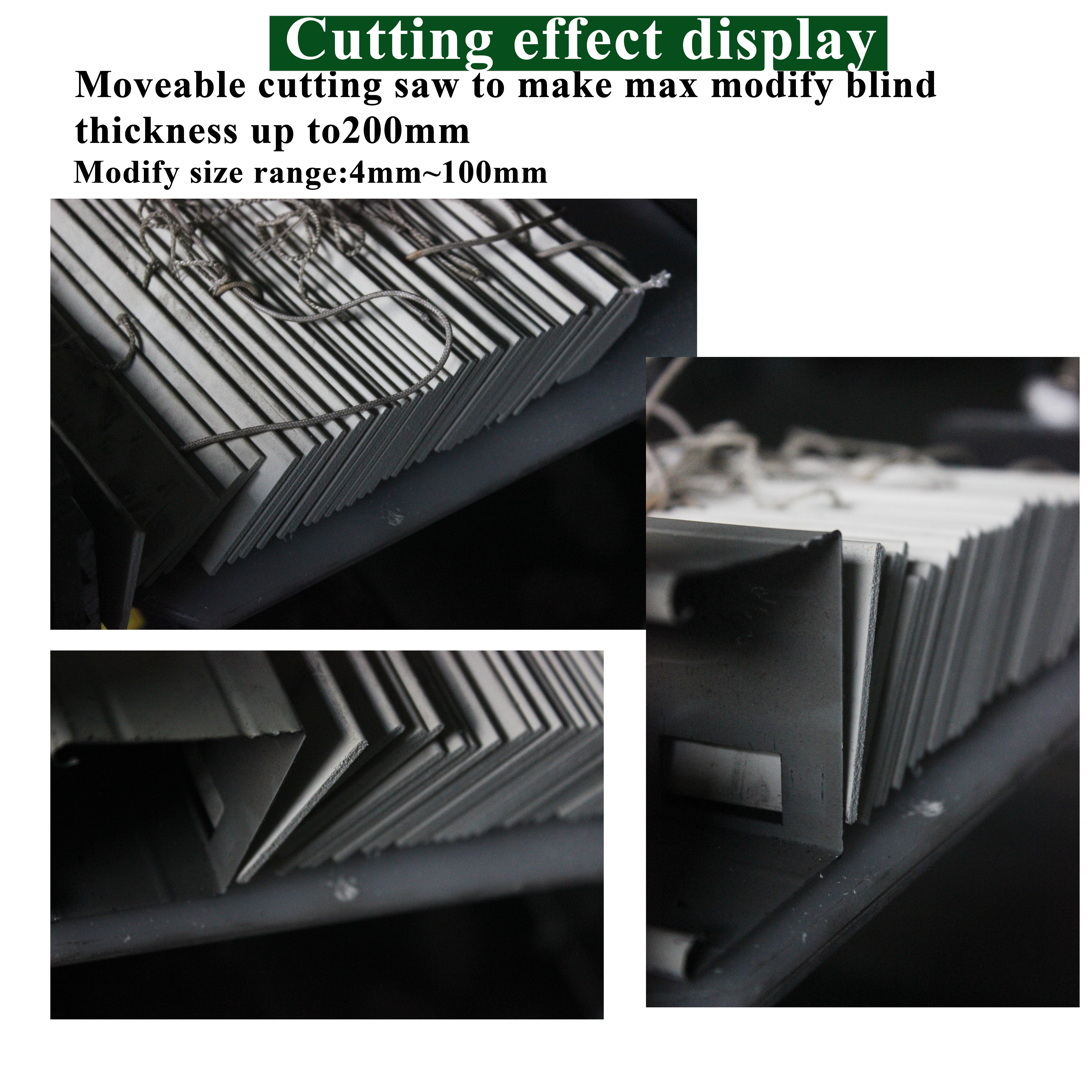 Wooden Venetian Blind Slat Modify Cutting Machine Hydraulic Cutting