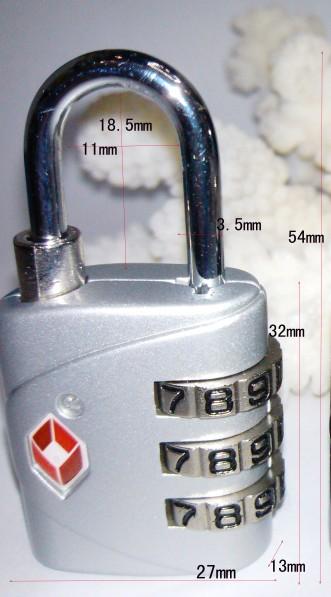 3 Digital Combination Luggage TSA Locks