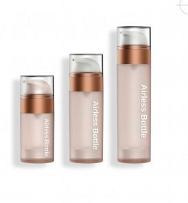 Quality PETG 120ml Airless Pump Bottle snap transparent lotion container for sale