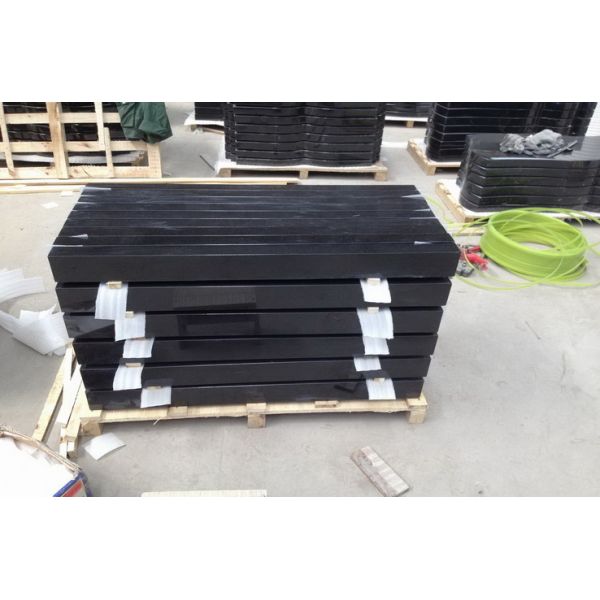 indian black granite modern headstone design