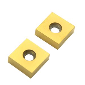 10pcs Yellow Carbide Cutter Inserts PVD Coating Metal Cutting Inserts