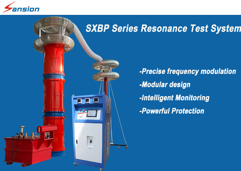 Variable Frequency High Voltage Resonant Test System For Power Cable / GIS / Transformer Commissioning Test