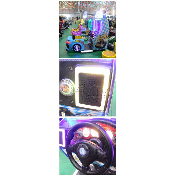 Reality Feeling Car Racing Game Simulator Machines With Camera Function Card System