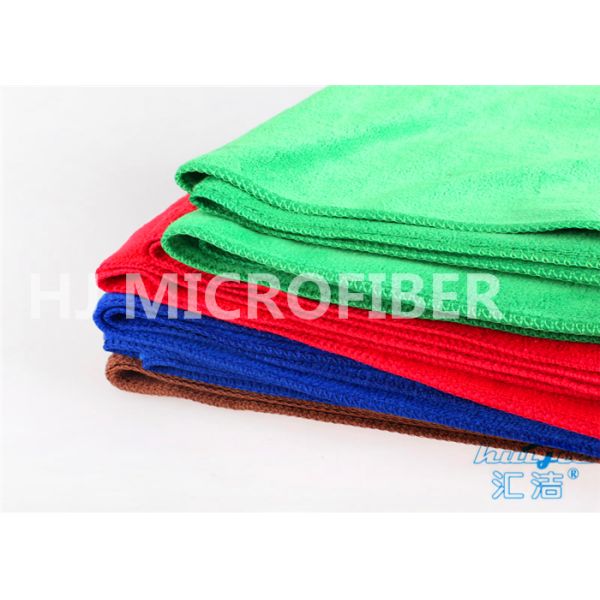 OEM Microfiber Weft-Knitted Brushed Terry Cloth , Microfibre Cloths Car Cleaning
