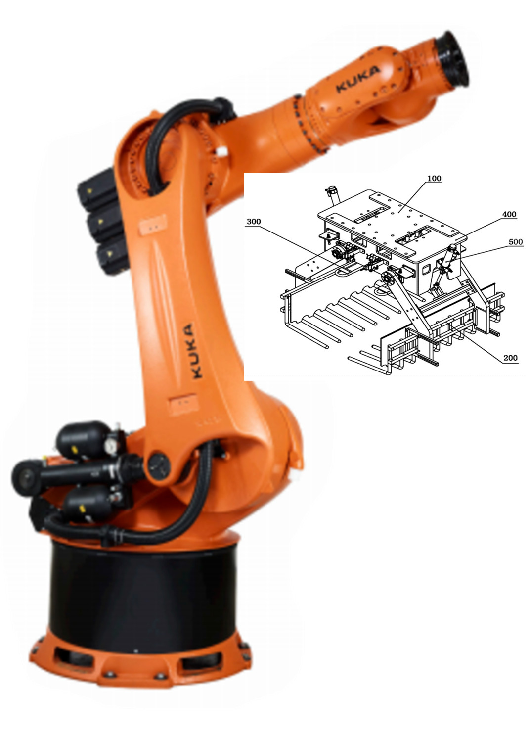 Kuka Robot KR 600 R2830 6 Axis Robotmaster Robotic Spraying