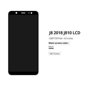 Quality J8 2018 J810 LCD Screen for sale