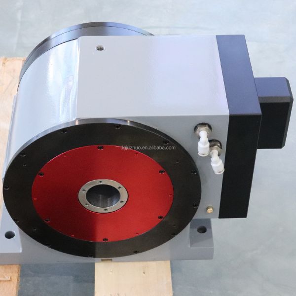 Numerical Control Turntable DDR 4th Axis Rotary Table For CNC 3 Years Warranty