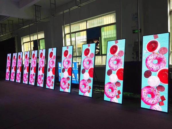 Buy Banner Stand Custom Led Panels Poster Screen , Digital Led Display Board Durable at wholesale prices