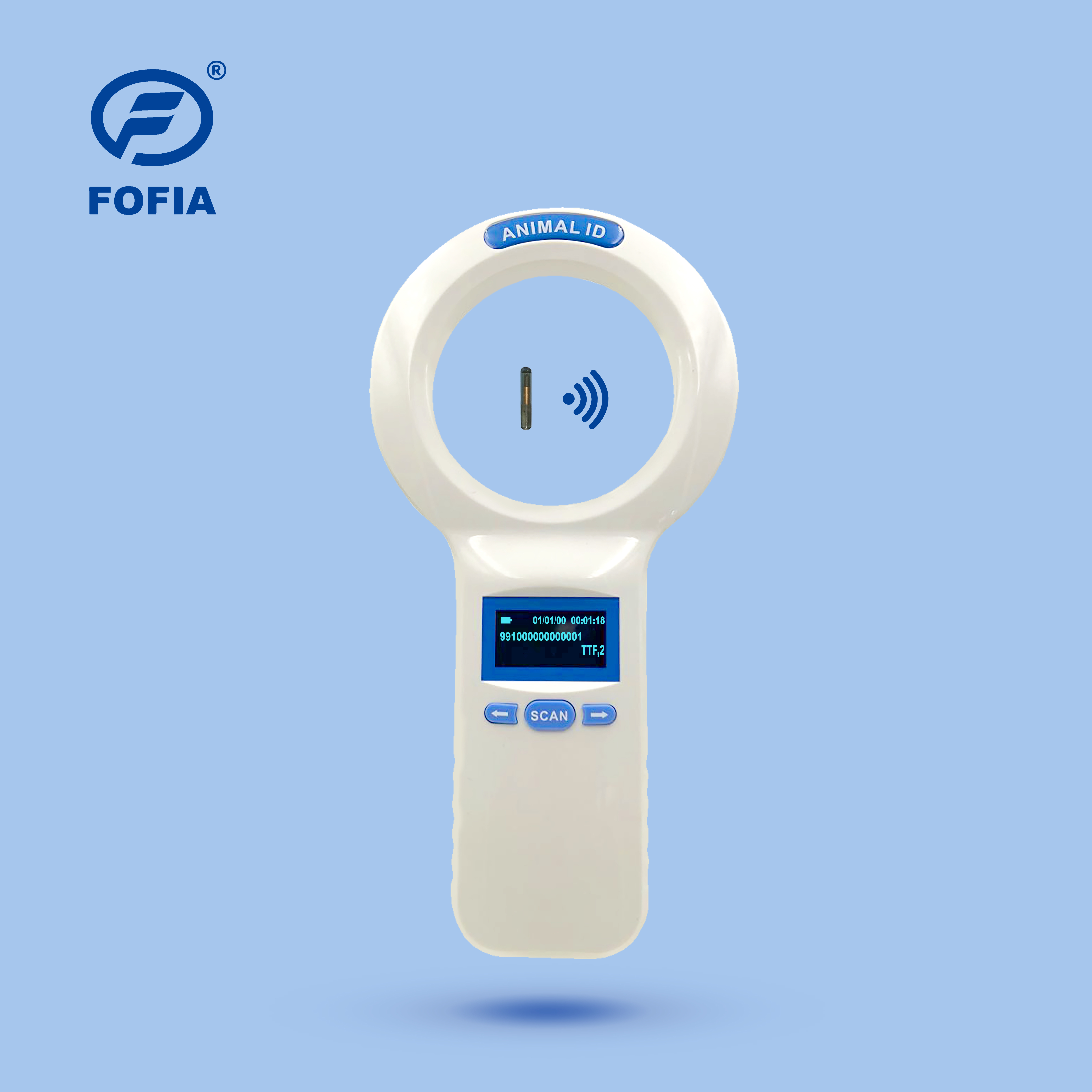Versatile Durable RFID Microchip Temperature Scanner For Seamless Integration