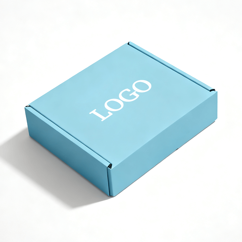 Custom Corrugated Paper Box For Shoes Clothes Folding Aircraft Shipping And Packaging With Glossy Lamination Sponge Liner