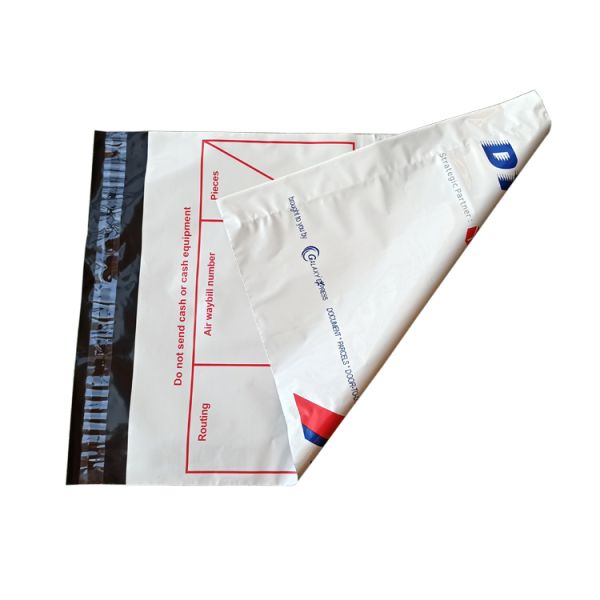 14.5x19 LDPE Red custom printed flat poly mailers shipping poly mailers