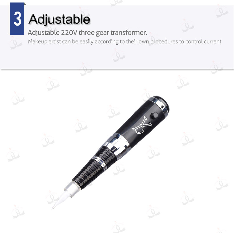 Stable YD Permanent Makeup Tattoo Machine With Adjustable Voltage AC 110~220V