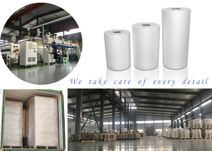 Strong Thermal Bonding Plastic Film Roll, Heat Melt Bopp Transparent Film Rolls
