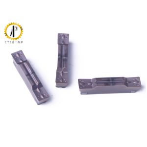 China Stainless Steel Carbide Grooving Inserts 92 Hardness PVD Coating Surface on sale