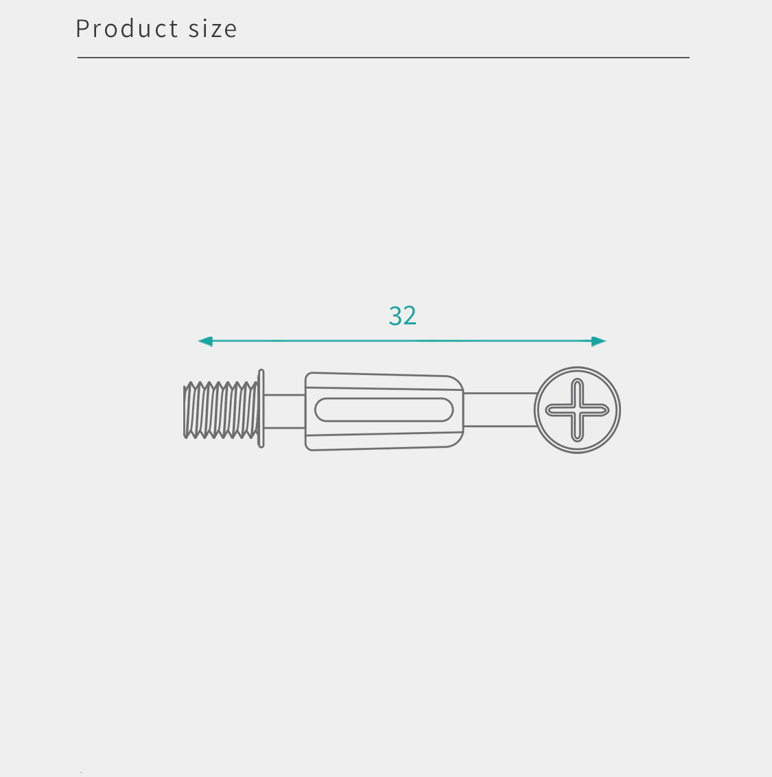 Minifix Connecting Bolts