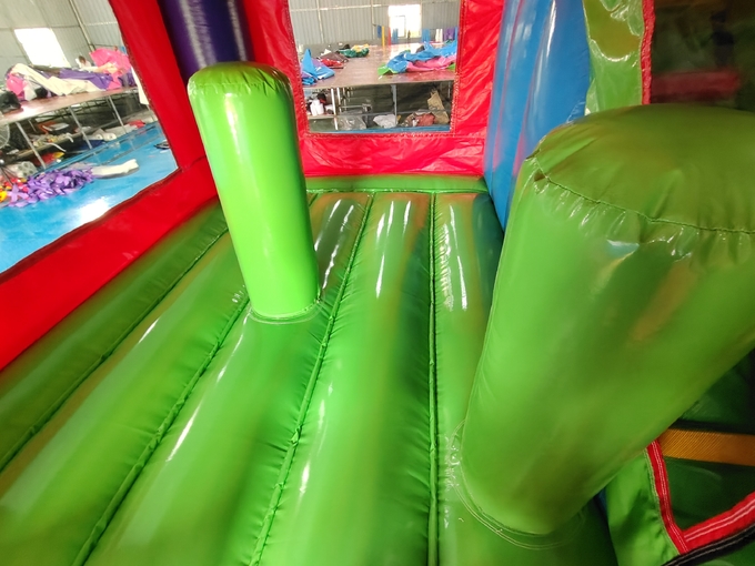 Funny Party Playground Inflatable Games Patrol Cartoon Inflatable Bouncy House With Slide Inflatable Combo For Kids