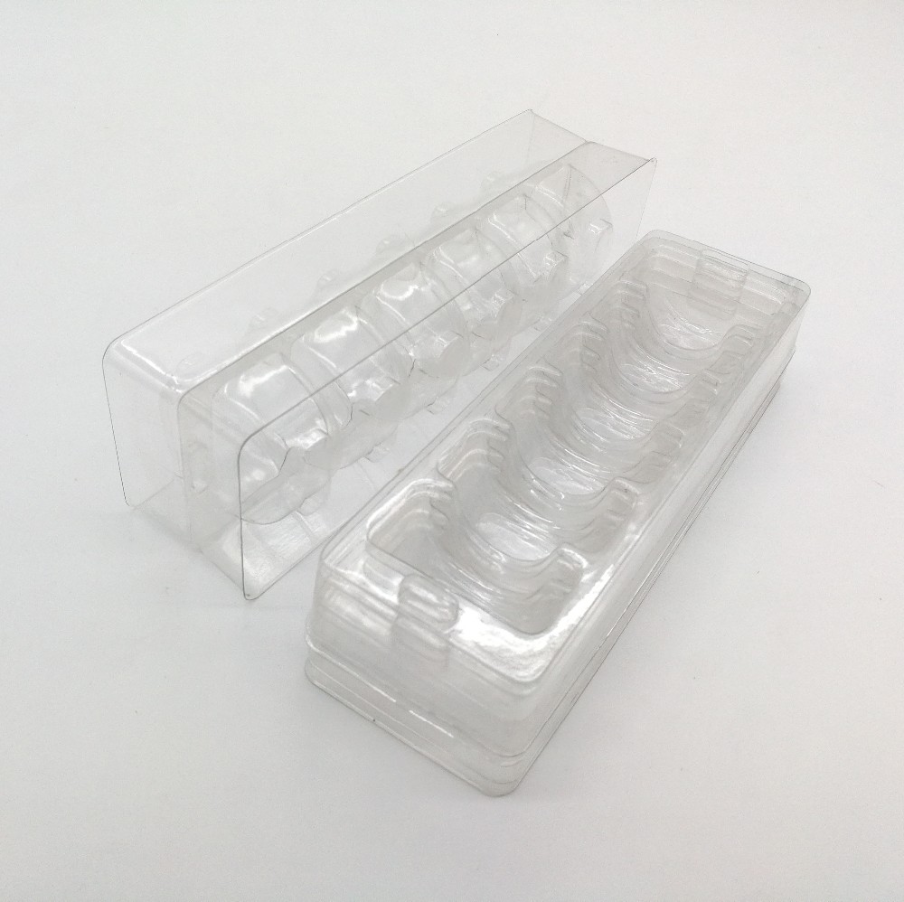 6 blister tray clear macaron plastic packaging container boxes & reusable macaron trays with 0.55 mm clear food grade PET