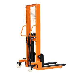 China Manual Lift Stacker Cargo Handling Pallet Stacker Reclaimer on sale