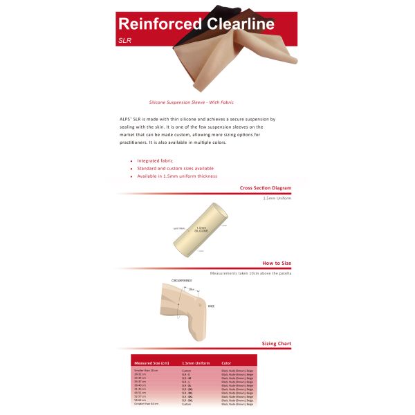 1.5mm Uniform ALPS Reinforced Clearline Sleeve