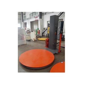 Semi Automatic Turntable Stretch Wrapping Machine With Weighing Scale