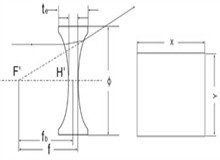 Biconcave Optical Cylinder Lens Enlarge Light Thorlabs Cylindrical Lens