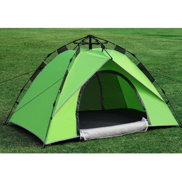 6-8 Person Double Layer Two Doors Big Space Canopy Camping Tent(HT6083)