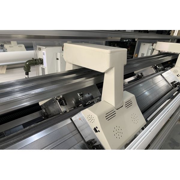 14 Gauge 16 Gauge Double Carriage Single System High Speed Automatic Flat Collar Knitting Machine
