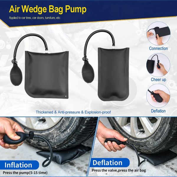 Support Customized Combinations Car Lockout Repair Tool Kit Locksmith Air Wedge Bag Pump Bags